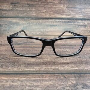 Ray-Ban RB 5245 2034 Black Crystal Rectangular Eyeglasses 54-17-145